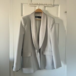 ZARA tuxedo lapel blazer
